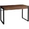 Lorell SOHO Table Desk Finish: Walnut, Powder Coated Base 97617 - alternate 1